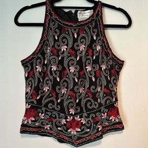 Vintage Beaded Top